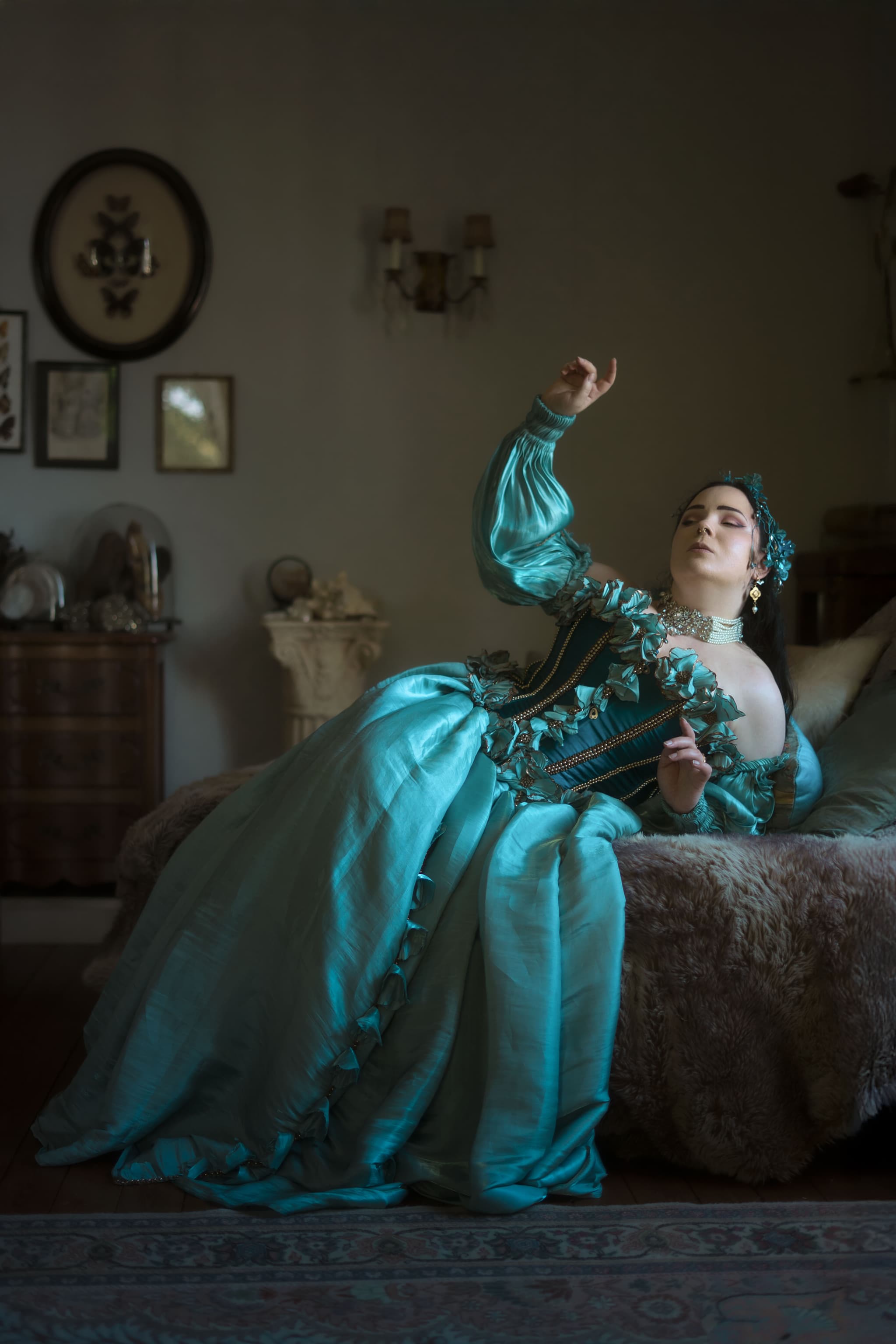 Détail retouche picturale Fine Art