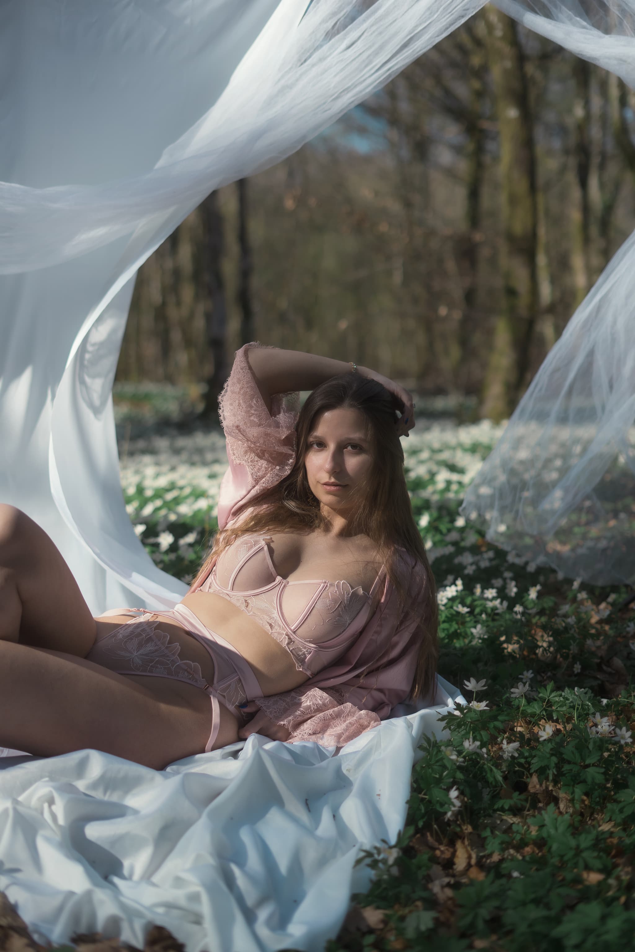 Séance photo portrait nature en extérieur