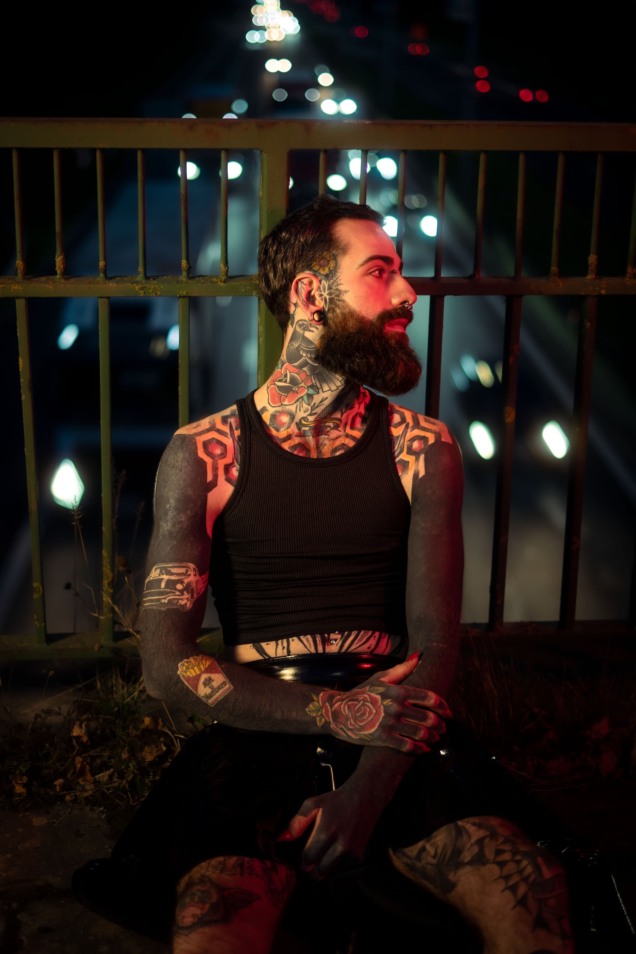 Portrait Tattoo Nuit